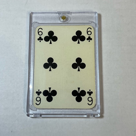 Louis Vuitton playing card 6 of clubs - Picture 2 of 2